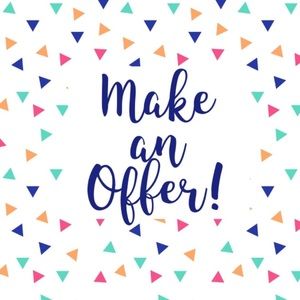 I accept reasonable offers!